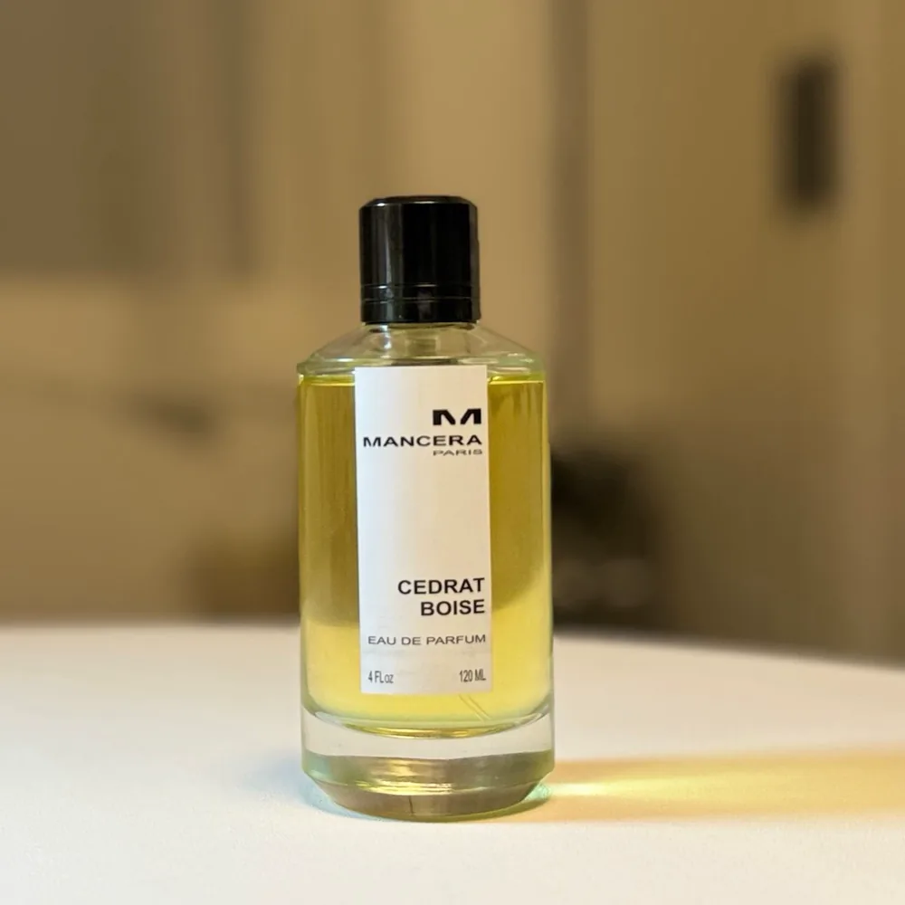 Mancera Cedrat Boise bottle photographed from our own stock, batch code 4FLoz
