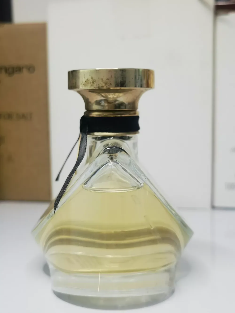 Bvlgari Jasmin Noir bottle photographed from our own stock