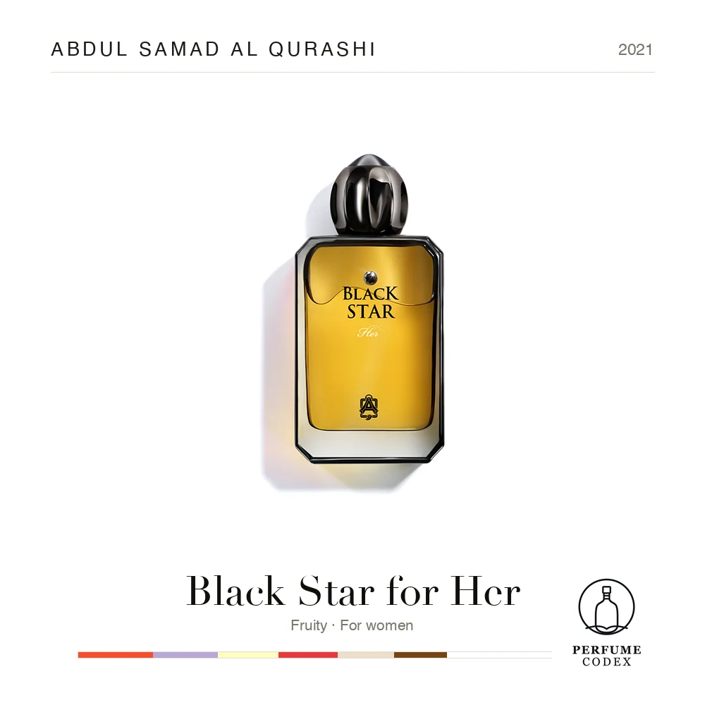 Abdul Samad Al Qurashi Black Star for Her — perfume poster