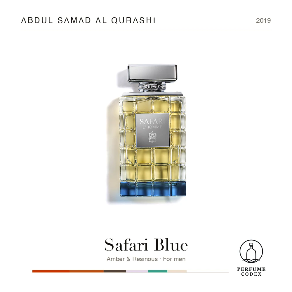 Abdul Samad Al Qurashi Safari Blue — perfume poster