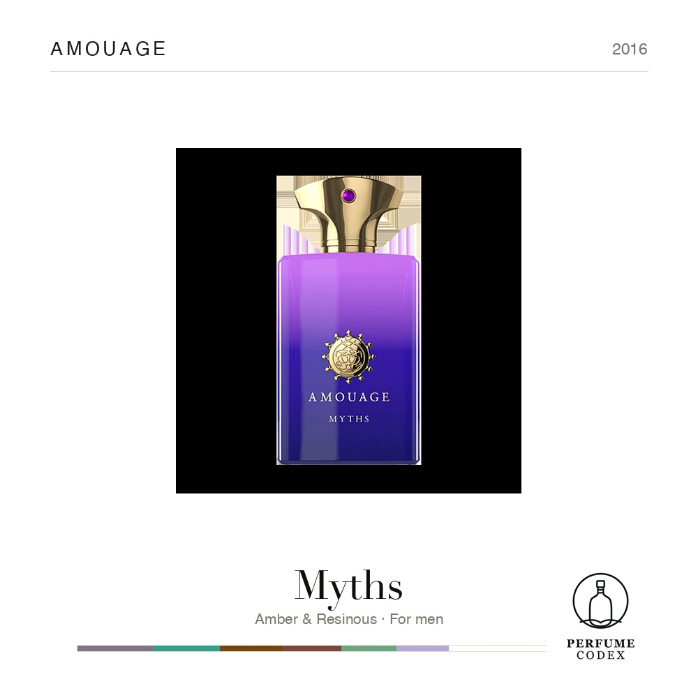 Amouage Myths — perfume poster