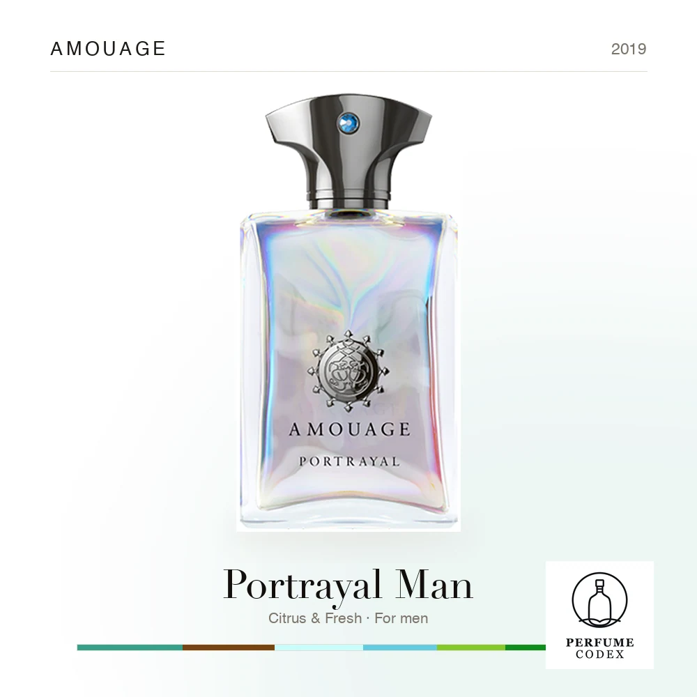 Amouage Portrayal Man — perfume poster