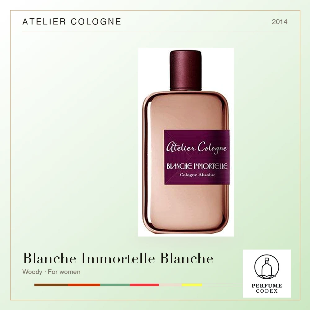 Atelier Cologne Blanche Immortelle Blanche — perfume poster