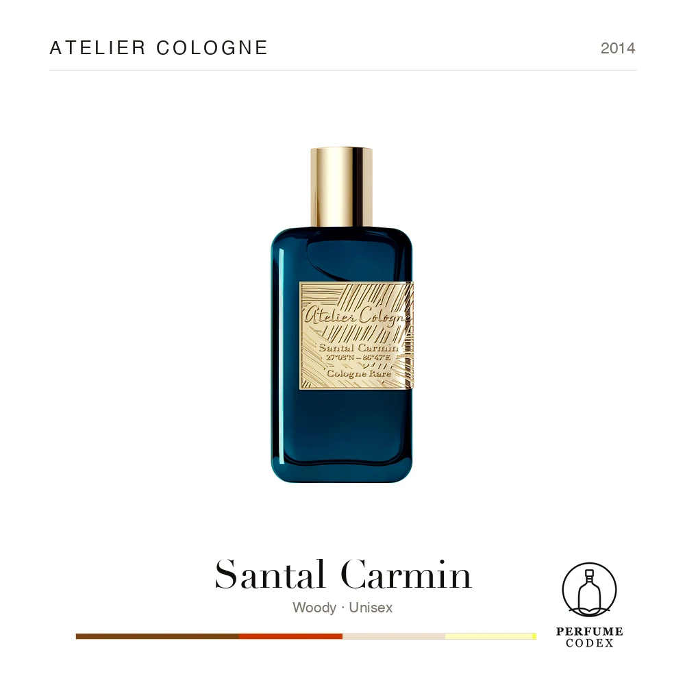 Atelier Cologne Santal Carmin — perfume poster