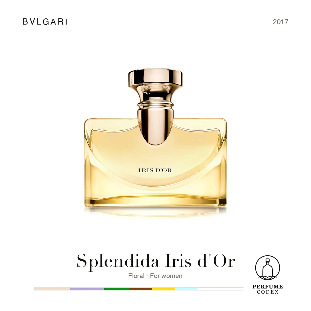 Bvlgari Splendida Iris d'Or — perfume poster
