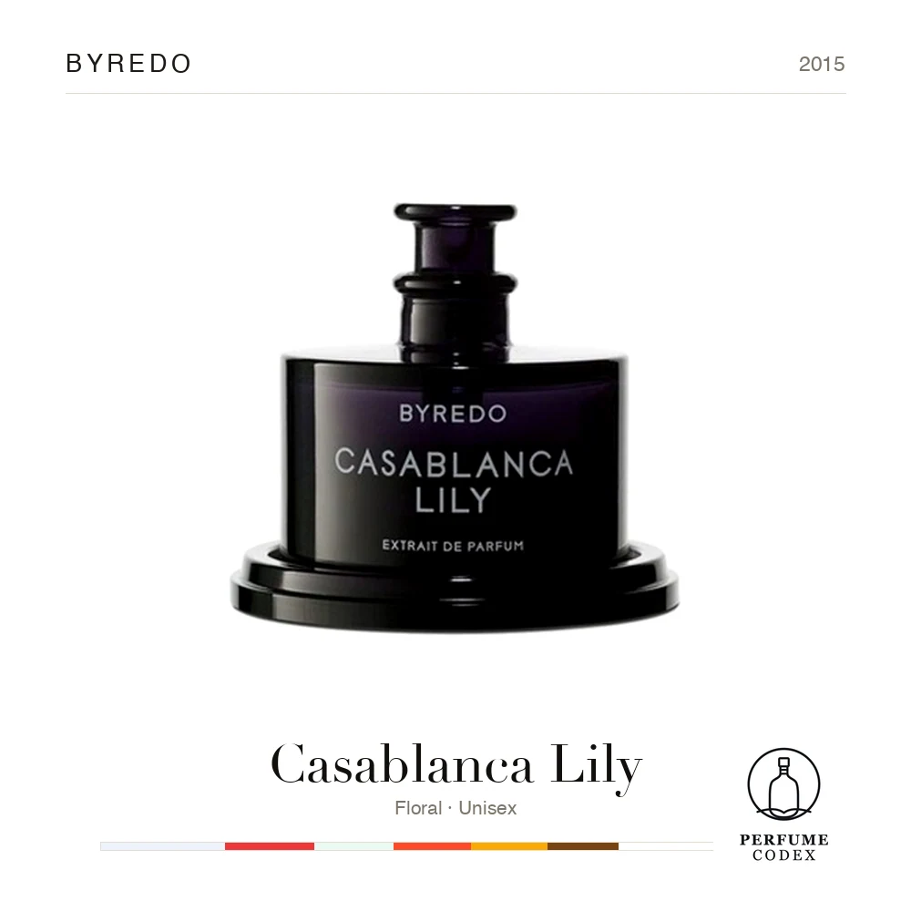 Byredo Casablanca Lily — perfume poster