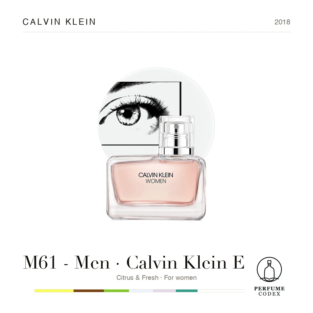 Calvin Klein M61 - Men · Calvin Klein Escape — perfume poster