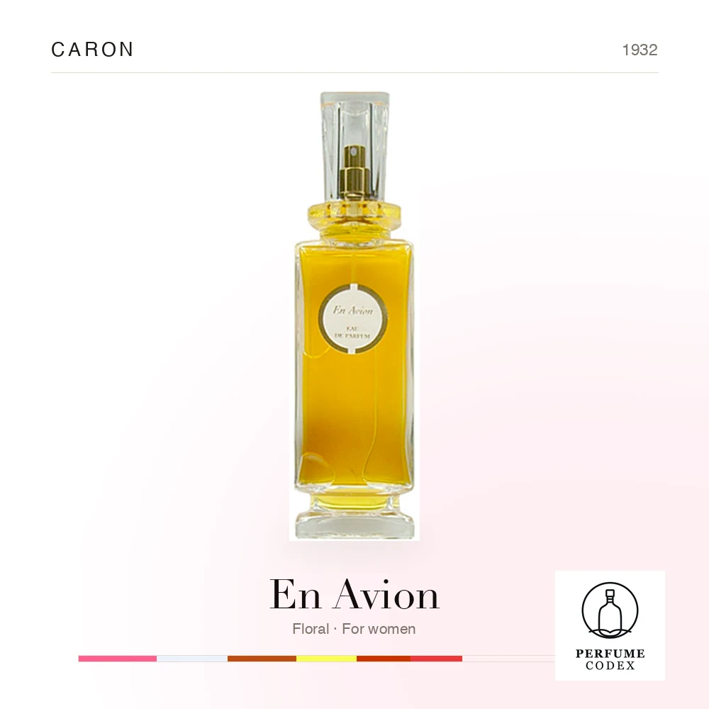 Caron En Avion — perfume poster