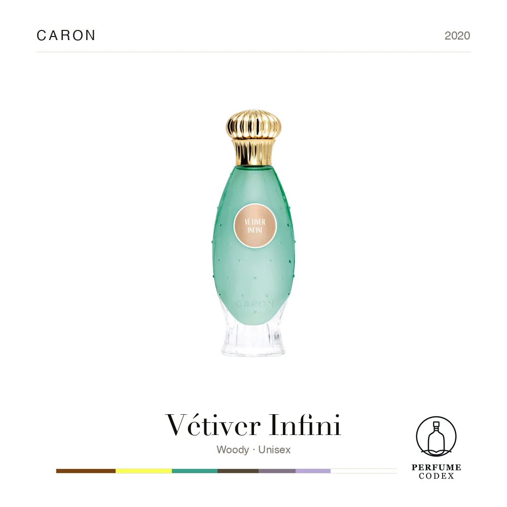 Caron Vétiver Infini — perfume poster