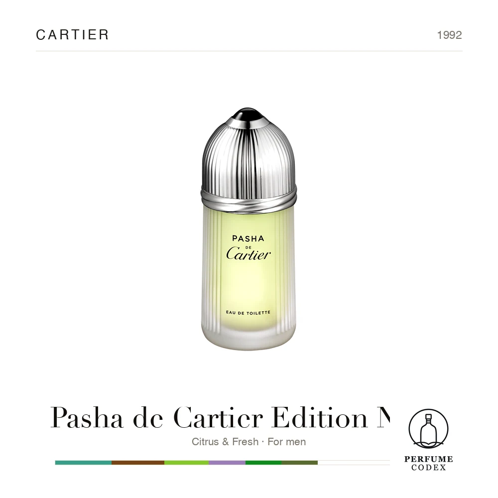 Cartier Pasha de Cartier Edition Noire — perfume poster