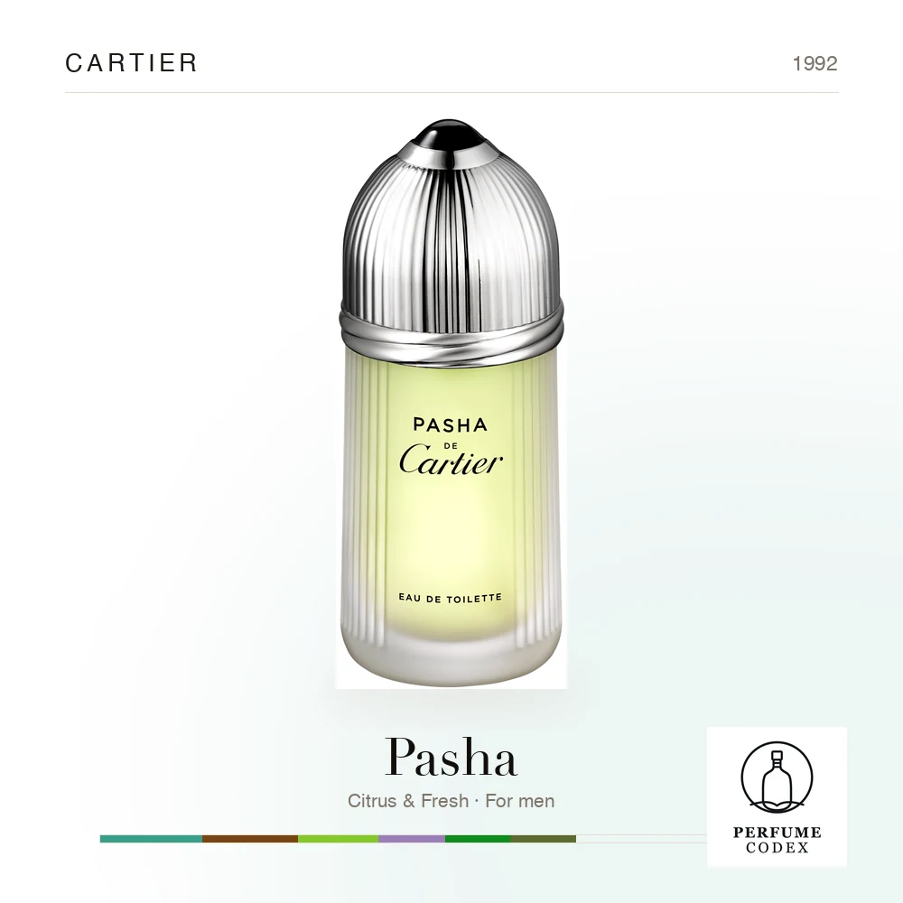Cartier Pasha — perfume poster