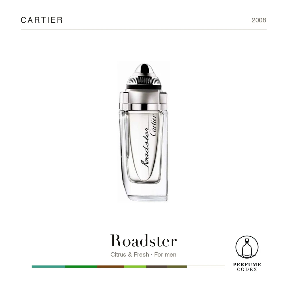 Cartier Roadster — perfume poster