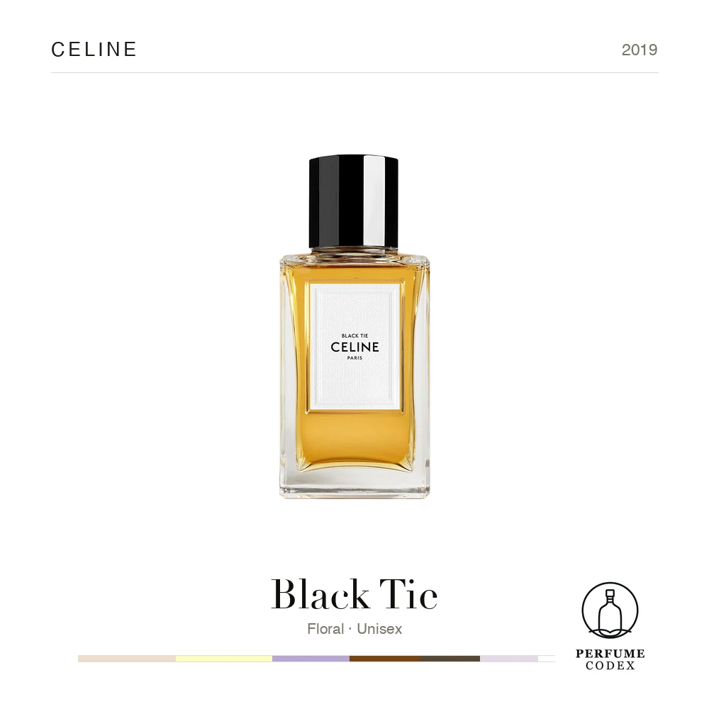 Celine Black Tie — perfume poster