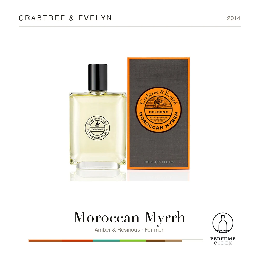 Crabtree & Evelyn Moroccan Myrrh — perfume poster