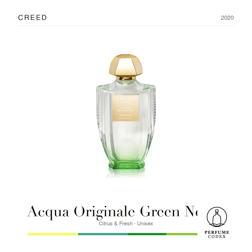 Creed Acqua Originale Green Neroli — perfume poster