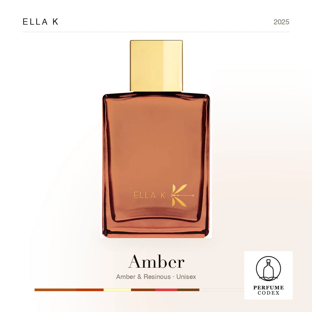 ELLA K Amber — perfume poster