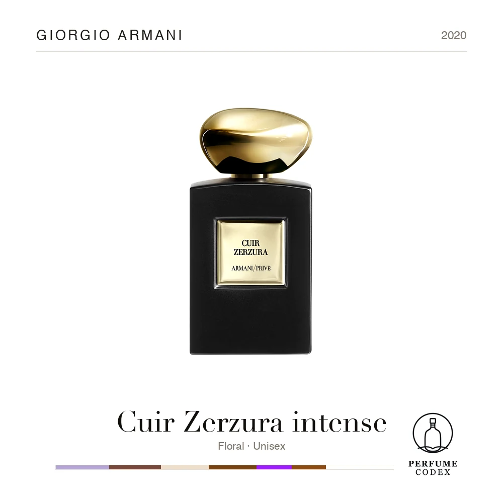 Giorgio Armani Cuir Zerzura intense — perfume poster