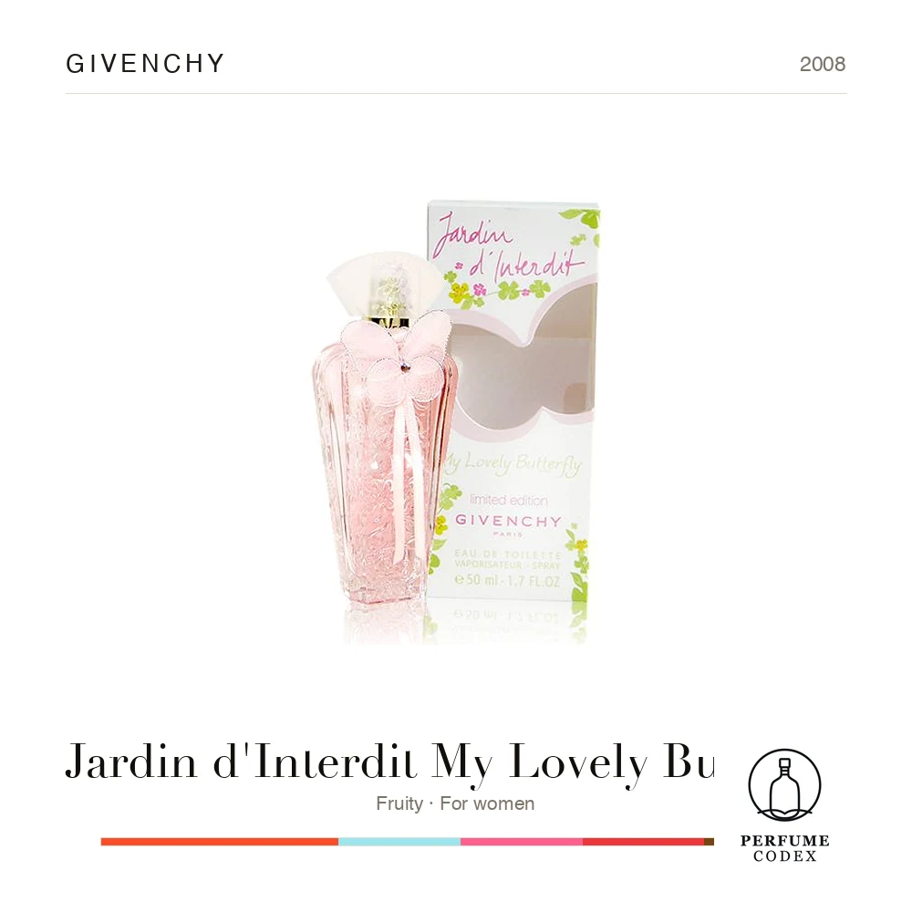 Givenchy Jardin d'Interdit My Lovely Butterfly — perfume poster
