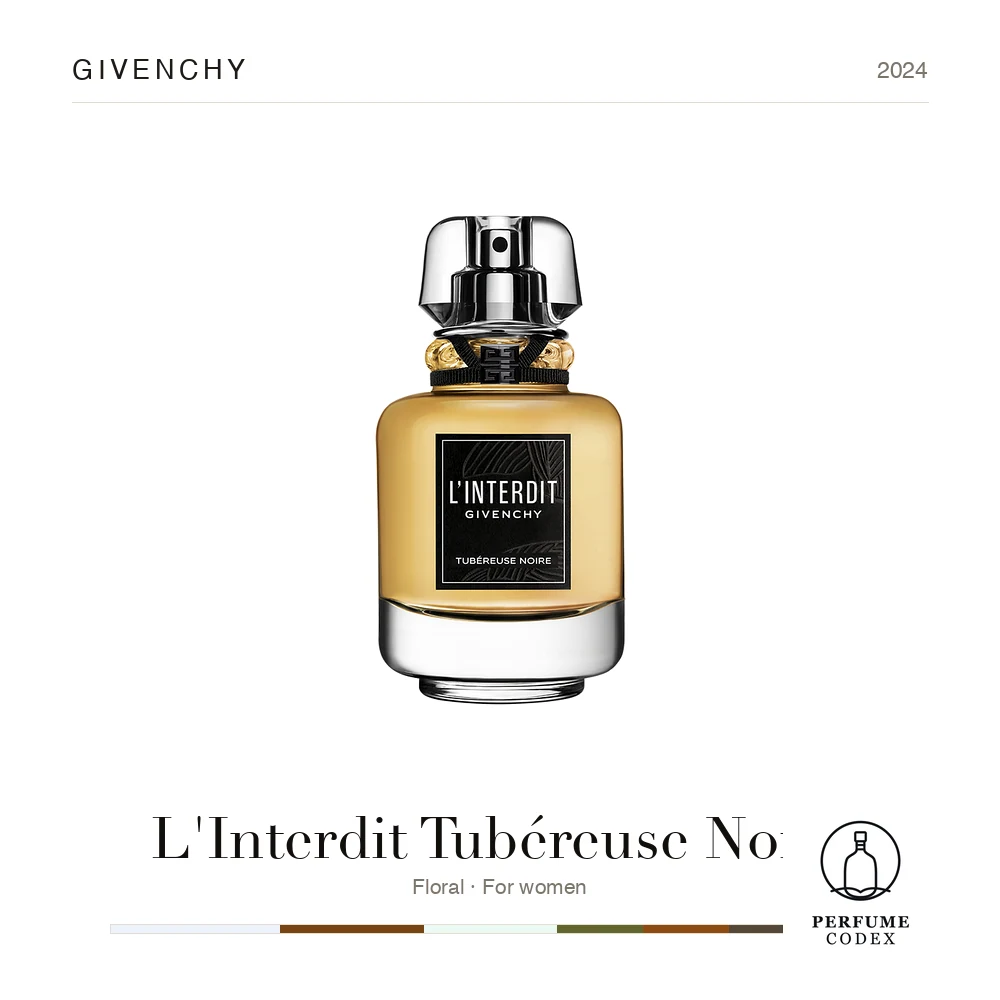 Givenchy L'Interdit Tubéreuse Noire — perfume poster