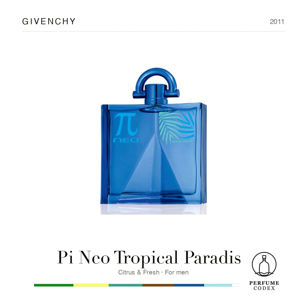 Givenchy Pi Neo Tropical Paradise — perfume poster