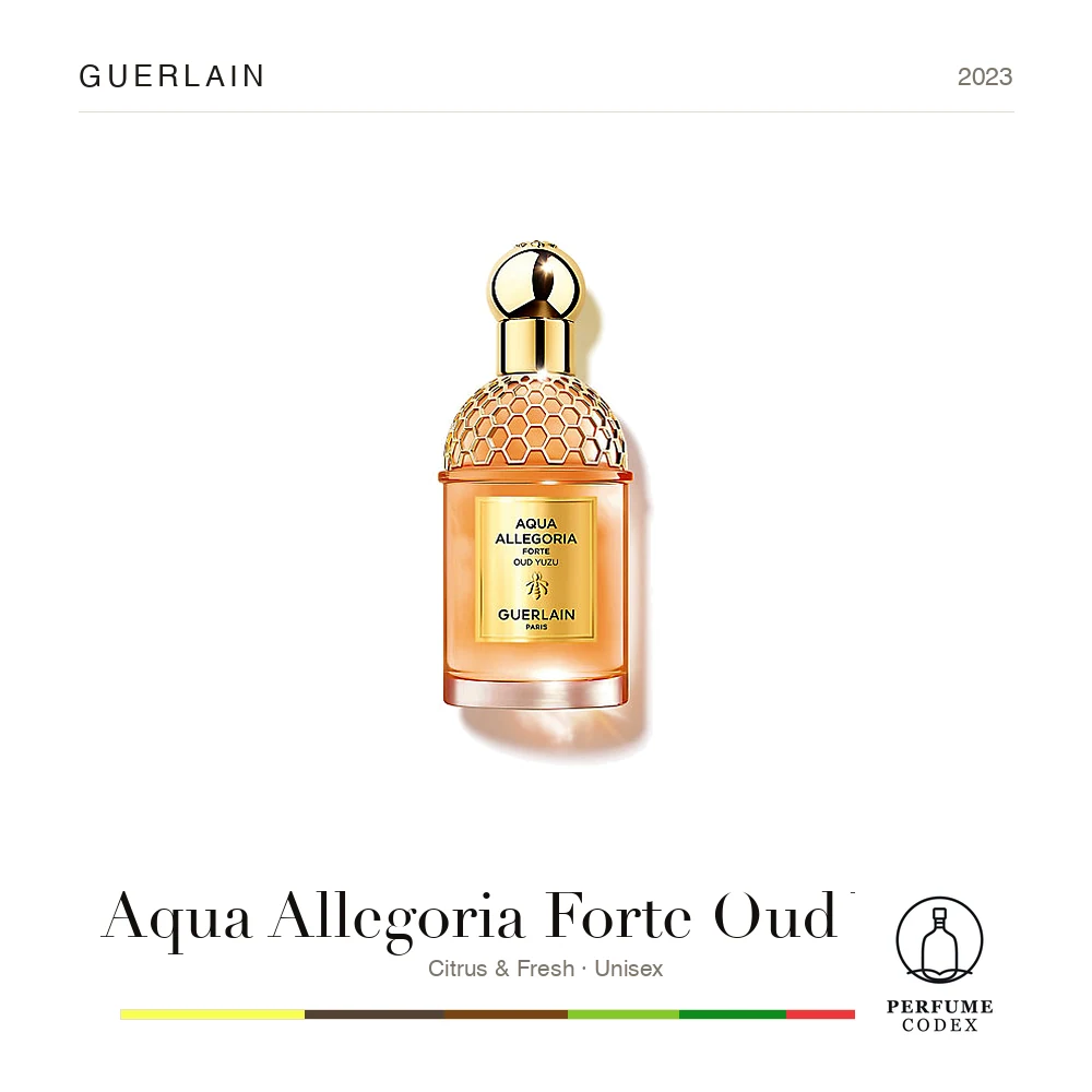 Guerlain Aqua Allegoria Forte Oud Yuzu — perfume poster