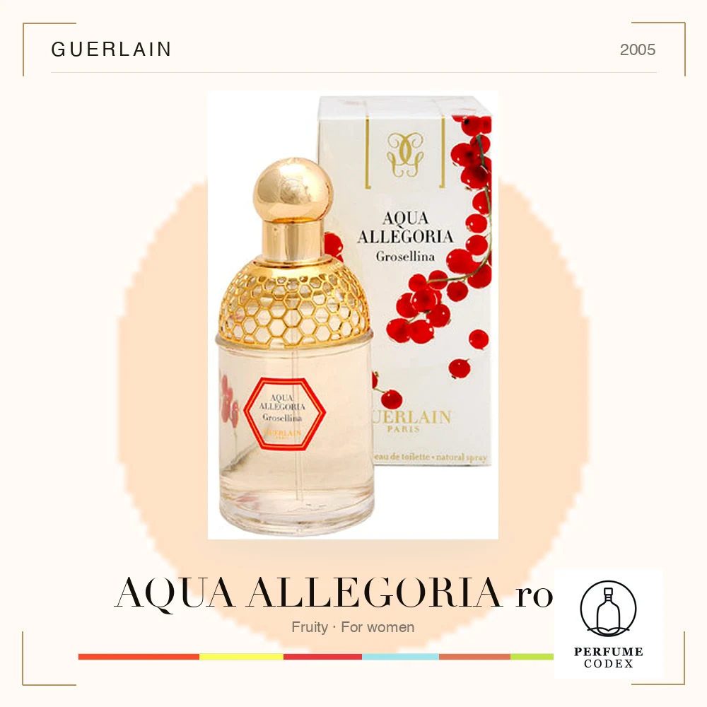 Guerlain AQUA ALLEGORIA rose — perfume poster
