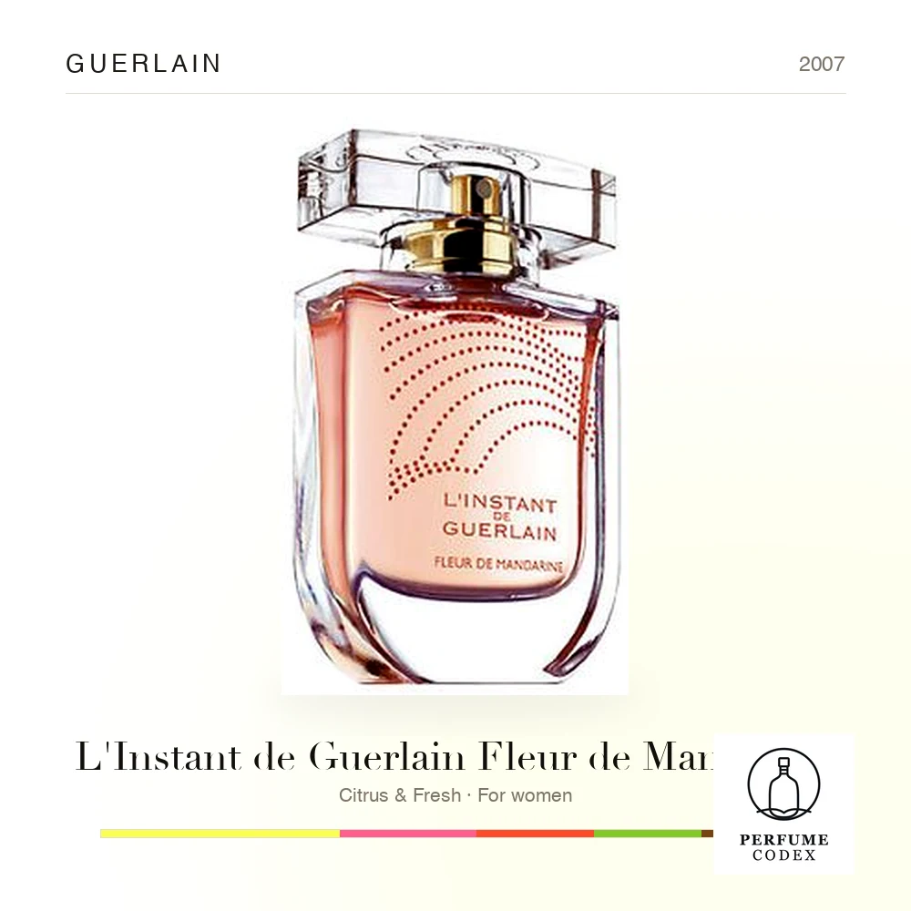 Guerlain L'Instant de Guerlain Fleur de Mandarine — perfume poster