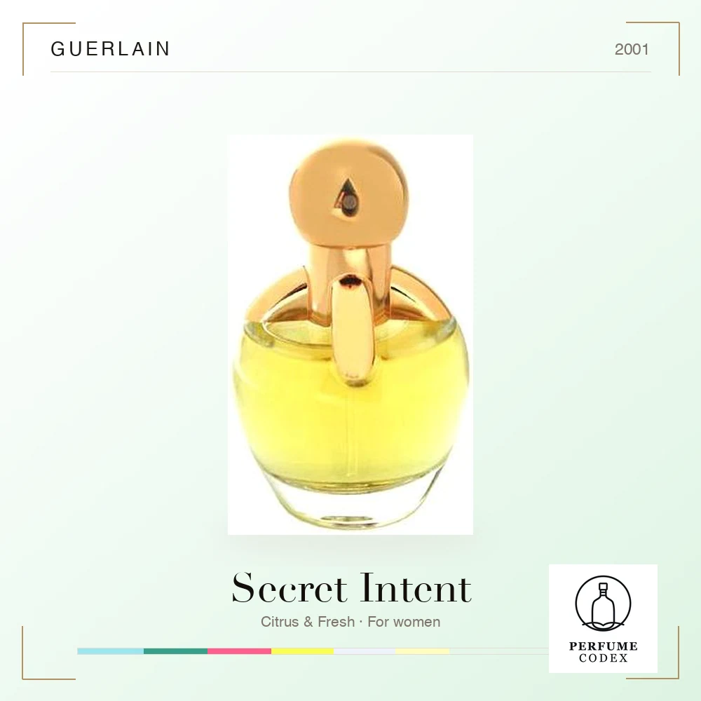 Guerlain Secret Intent — perfume poster