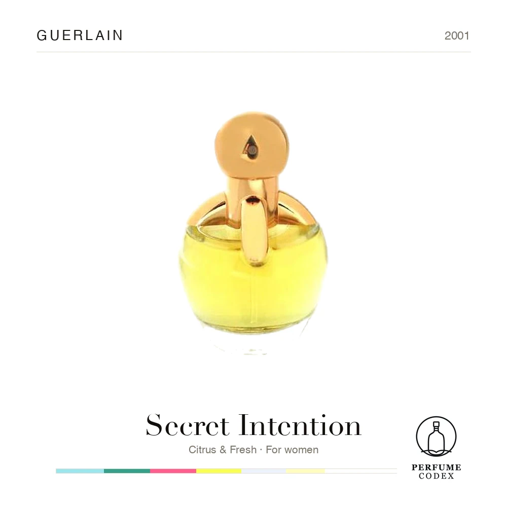 Guerlain Secret Intention — perfume poster