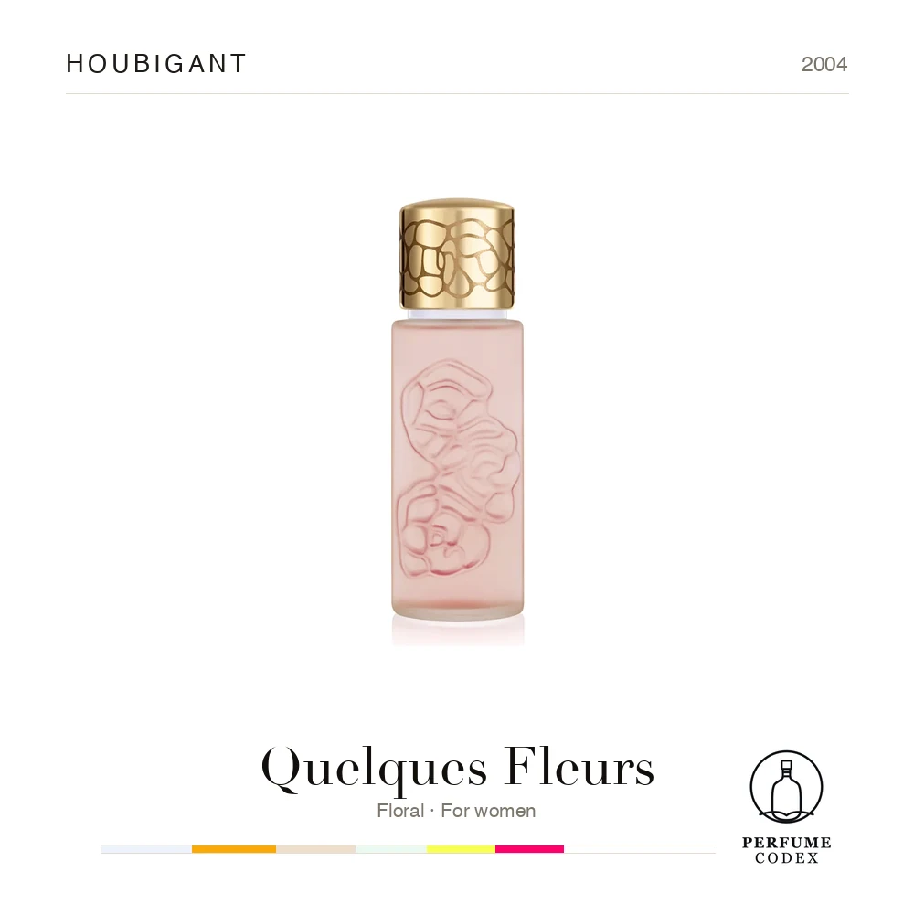 Houbigant Quelques Fleurs — perfume poster