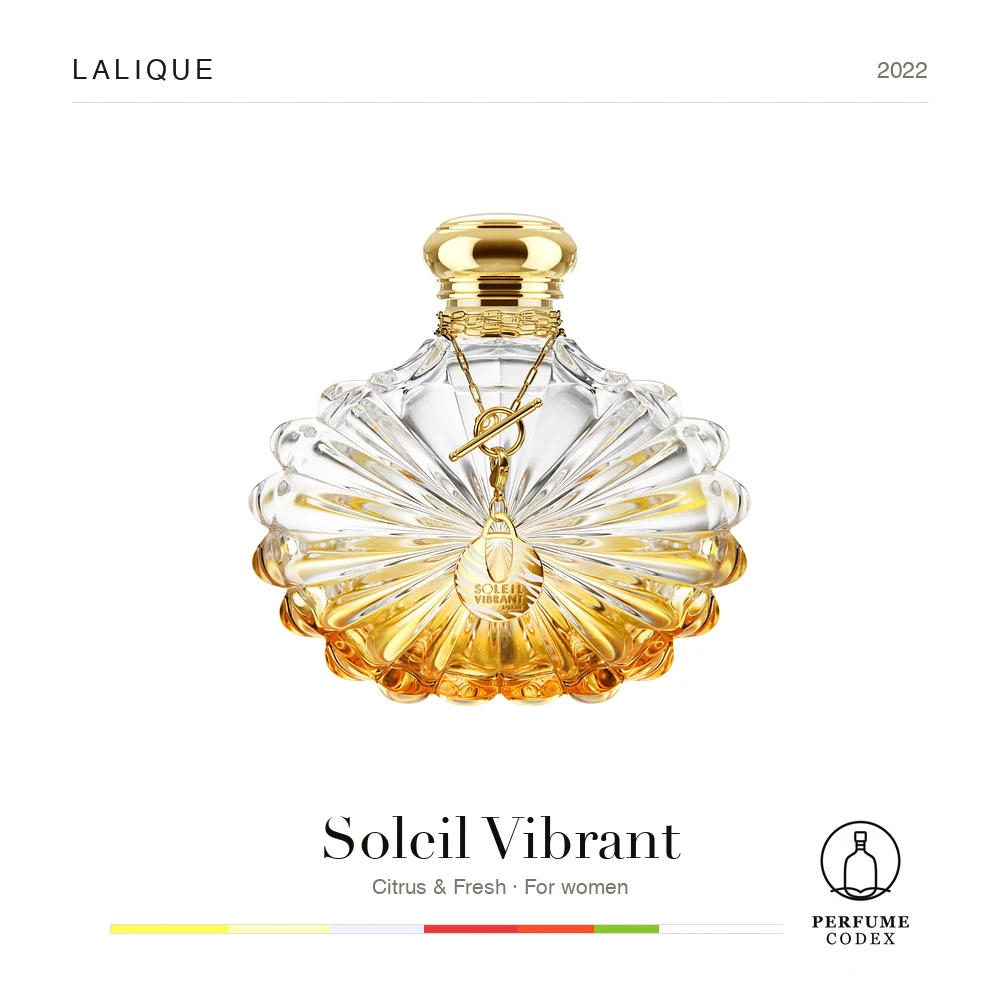 Lalique Soleil Vibrant — perfume poster
