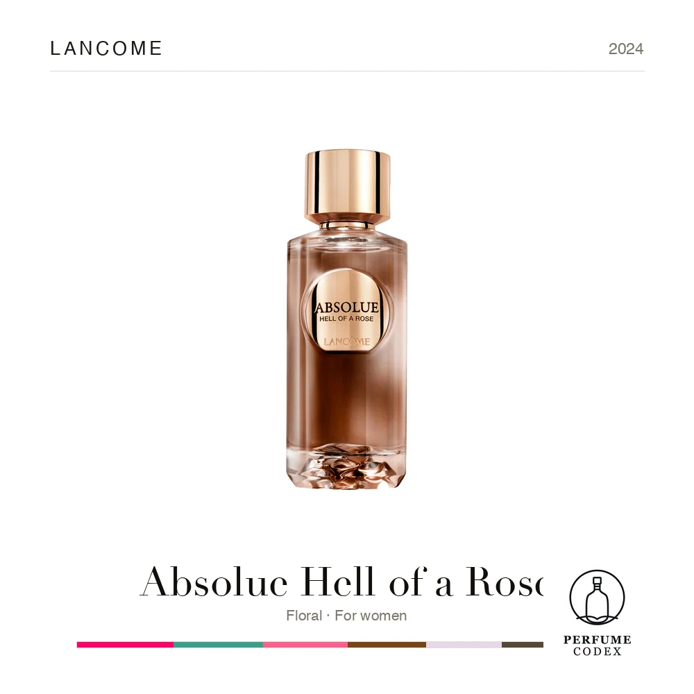 Lancome Absolue Hell of a Rose — perfume poster