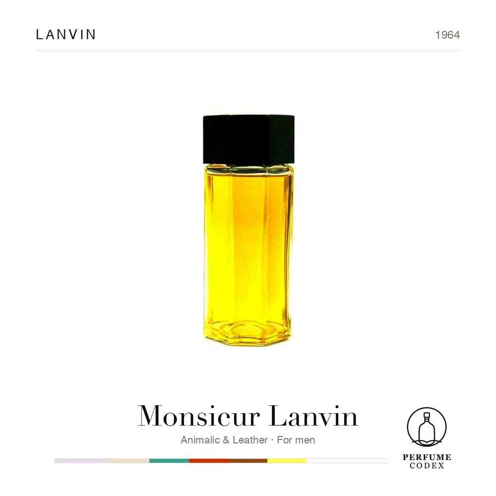 Lanvin Monsieur Lanvin — perfume poster