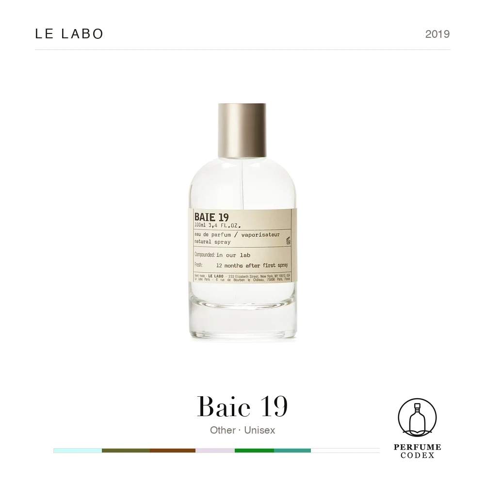 Le Labo Baie 19 — perfume poster