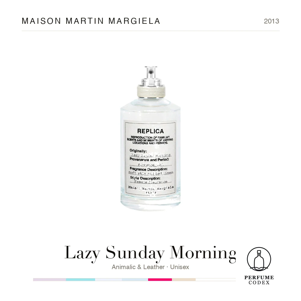Maison Martin Margiela Lazy Sunday Morning — perfume poster