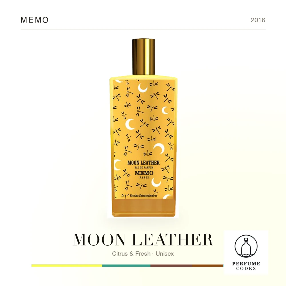 MEMO MOON LEATHER — perfume poster