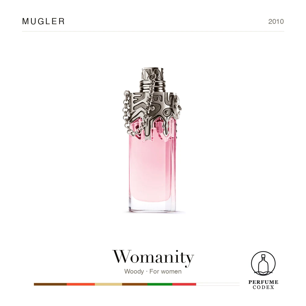 Mugler Womanity — perfume poster