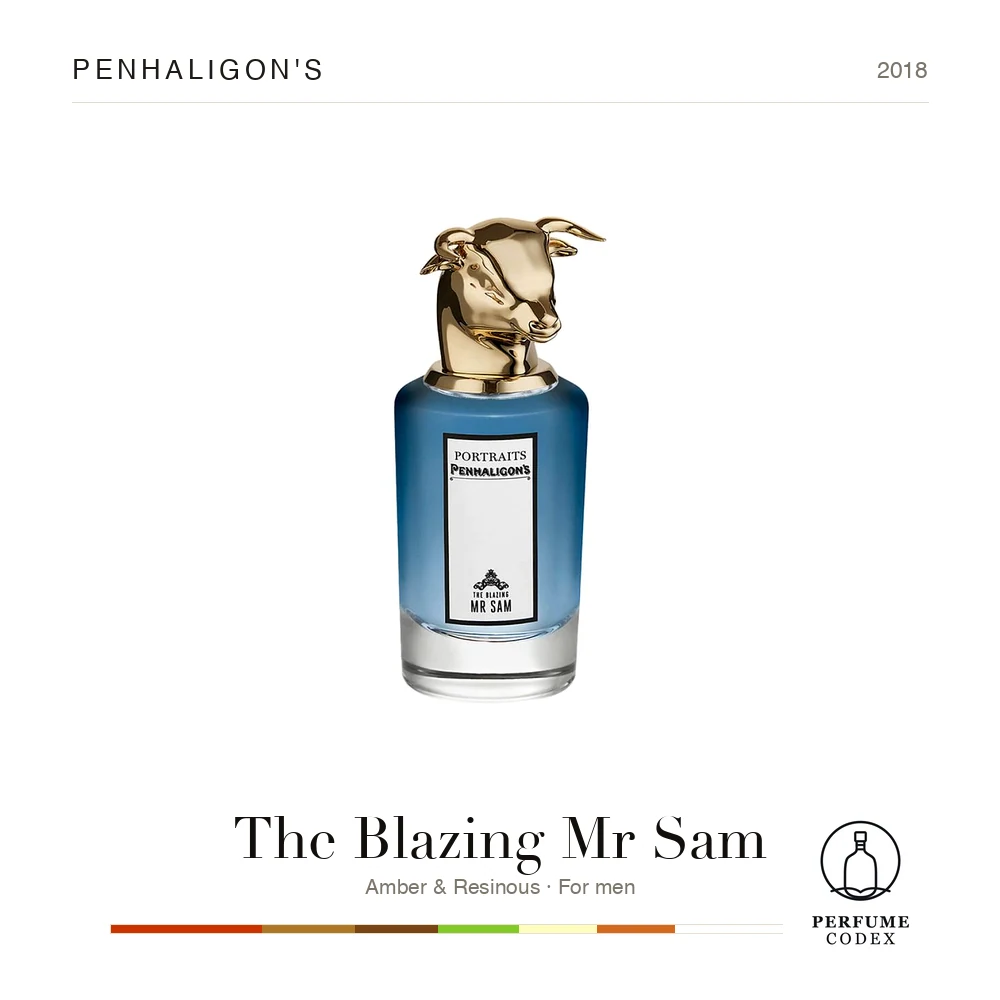 Penhaligon's The Blazing Mr Sam — perfume poster