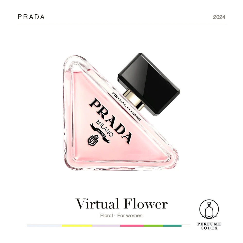 Prada Virtual Flower — perfume poster