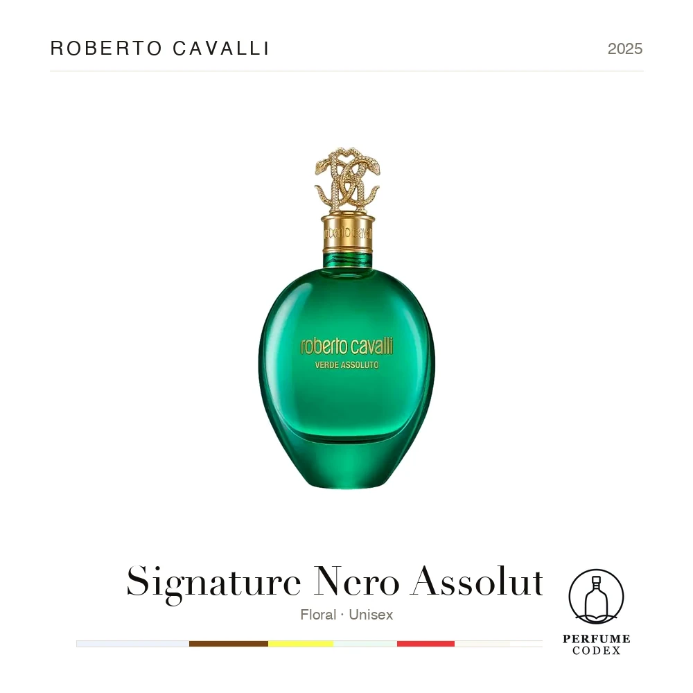 Roberto Cavalli Signature Nero Assoluto — perfume poster