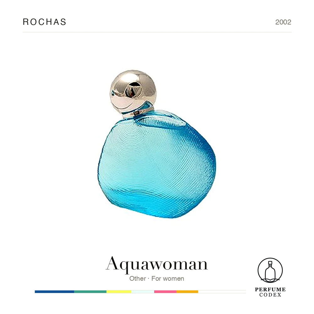 Rochas Aquawoman — perfume poster