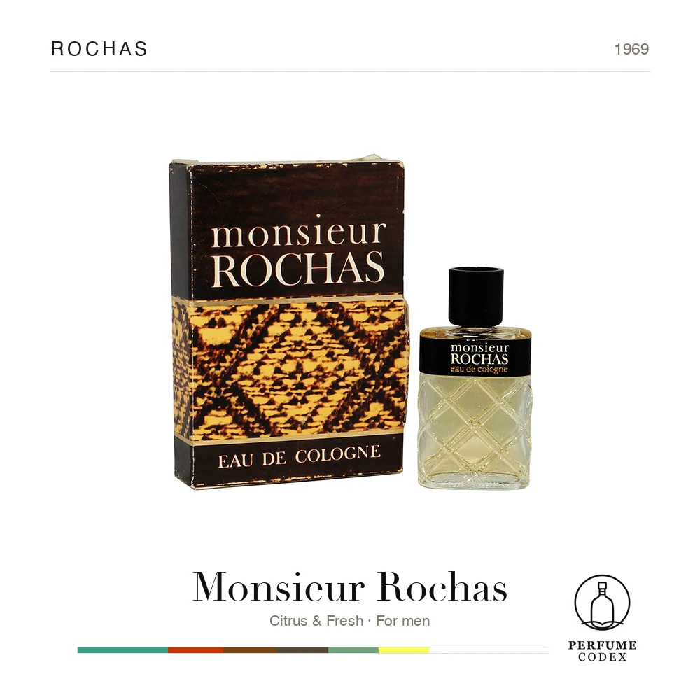 Rochas Monsieur Rochas — perfume poster