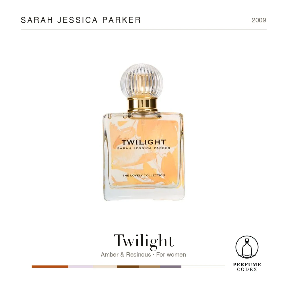 Sarah Jessica Parker Twilight — perfume poster