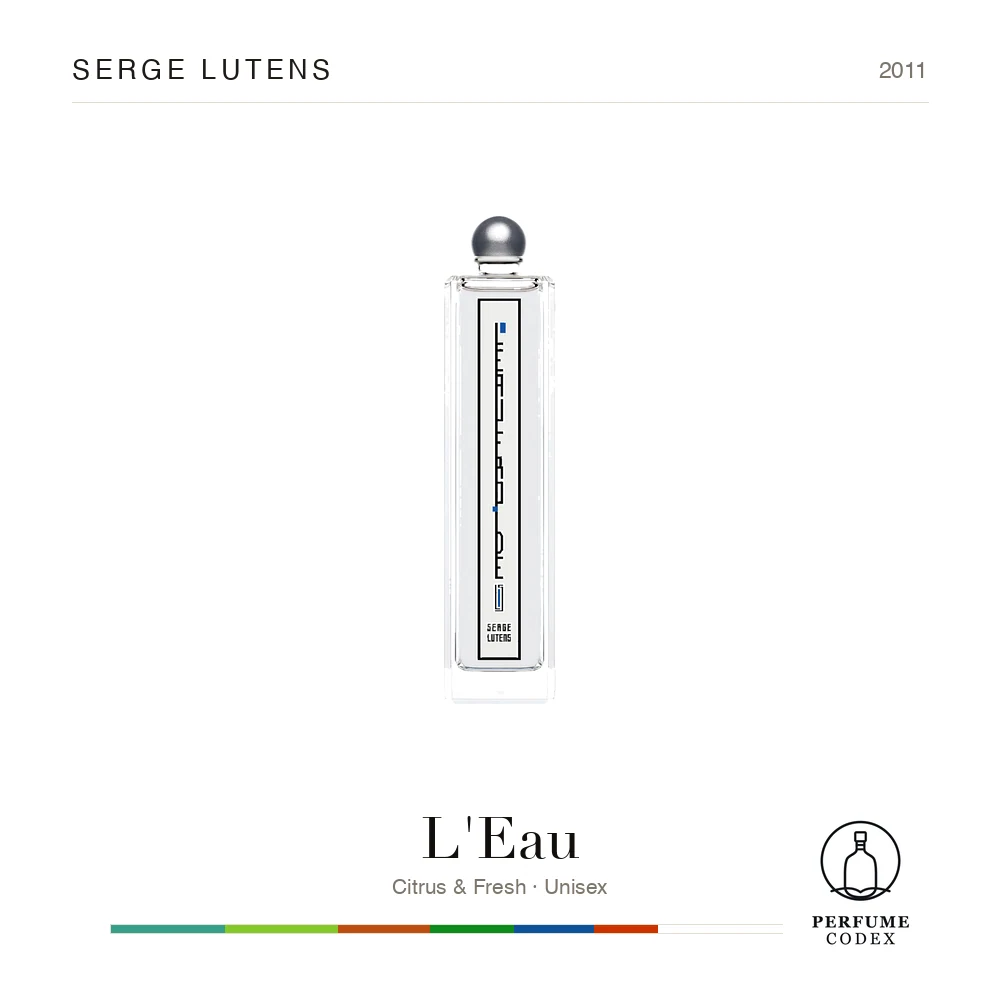 Serge Lutens L'Eau — perfume poster