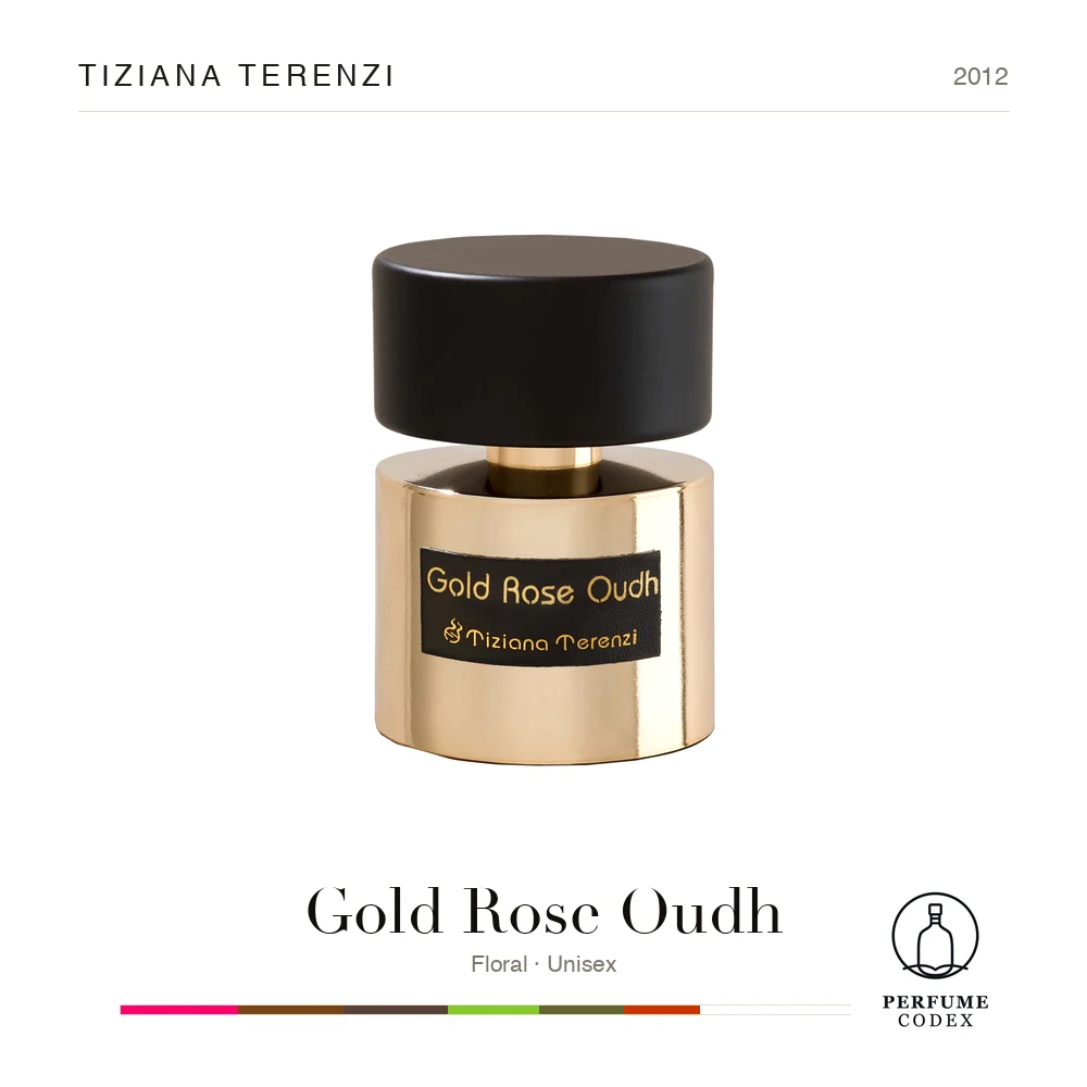 Tiziana Terenzi Gold Rose Oudh — perfume poster