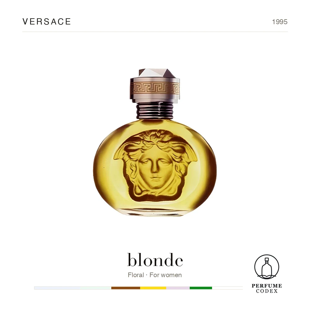 Versace blonde — perfume poster
