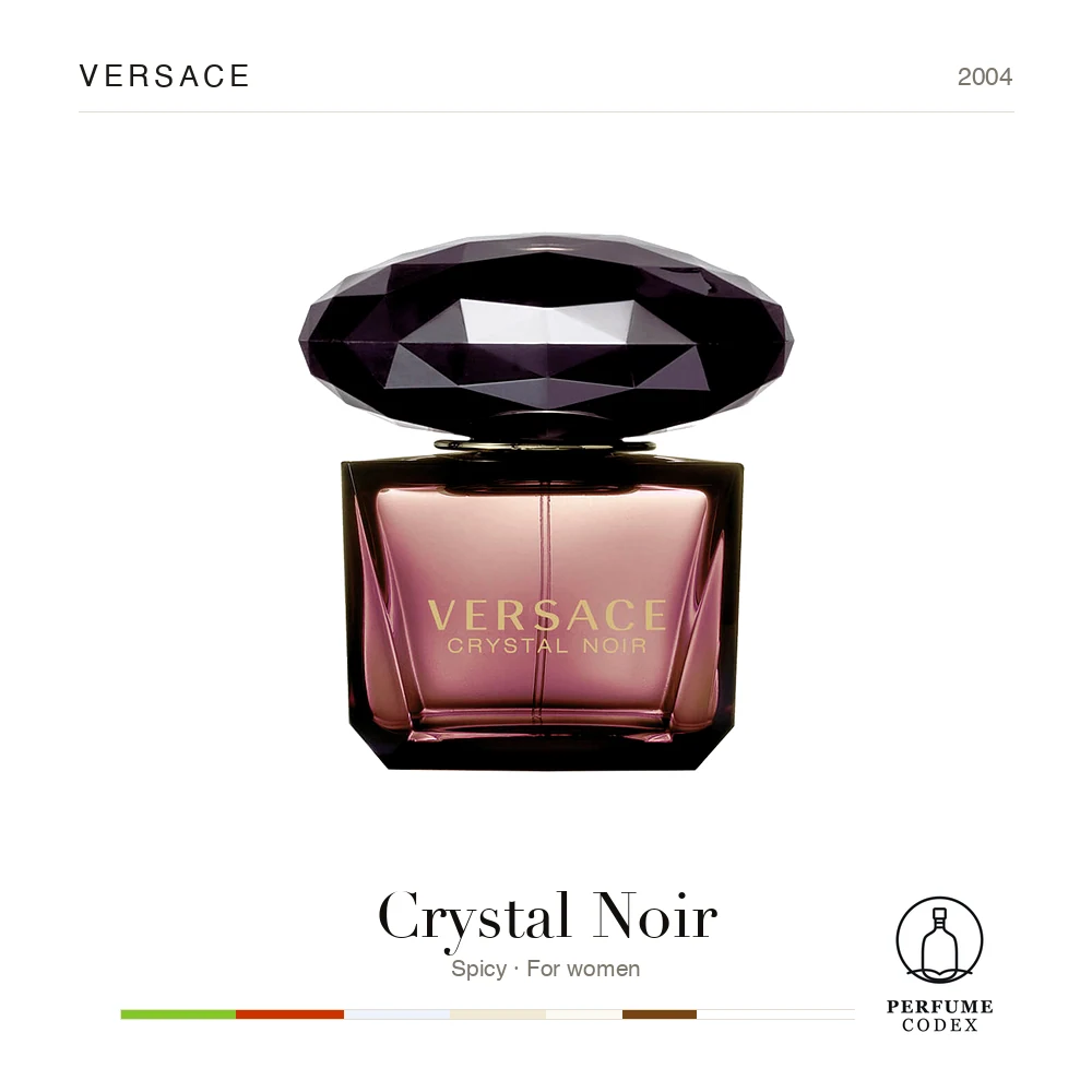 Versace Crystal Noir — perfume poster
