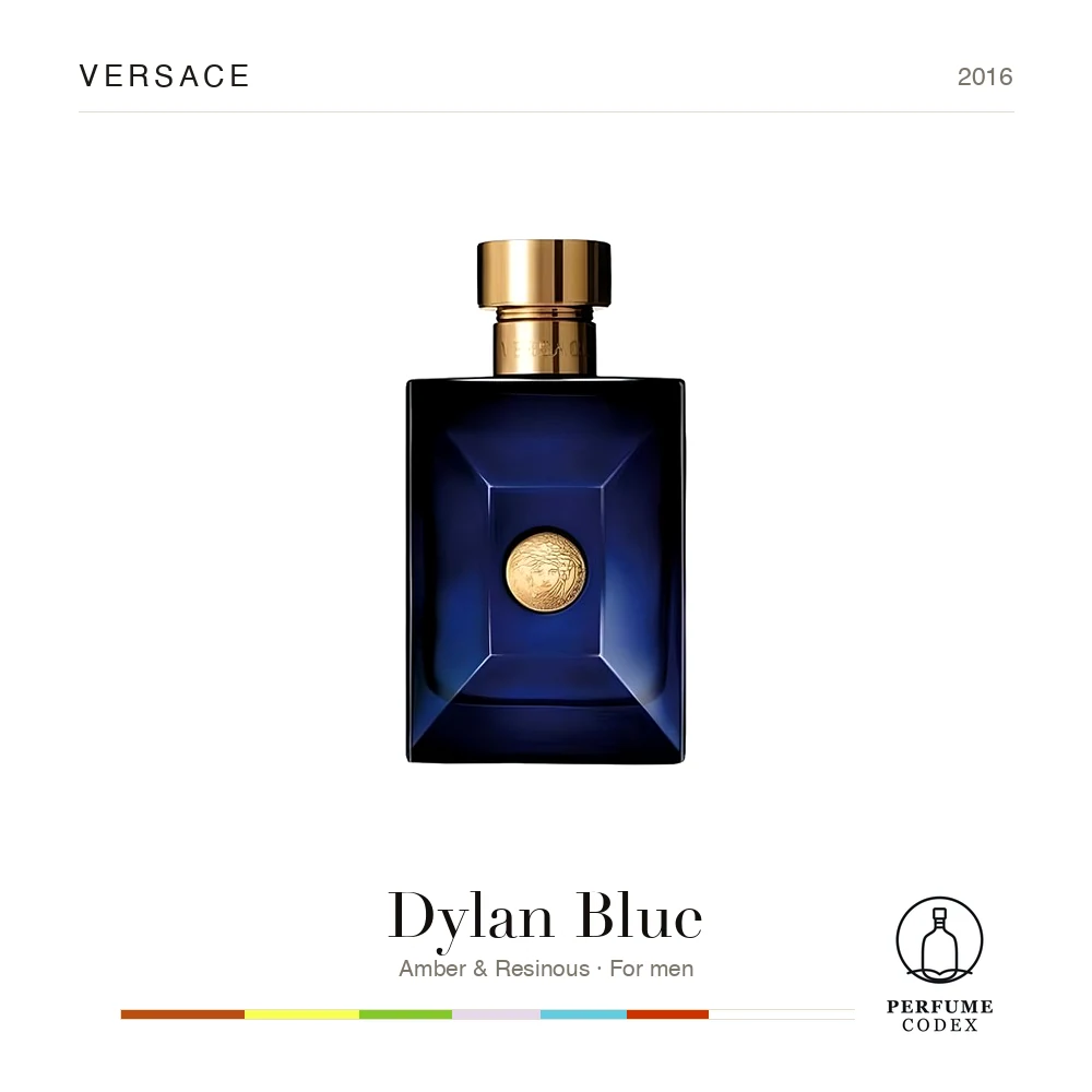 Versace Dylan Blue — perfume poster