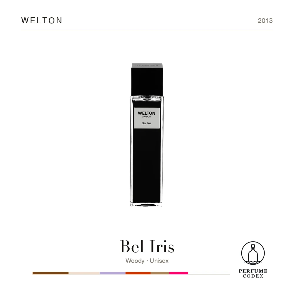 Welton Bel Iris — perfume poster