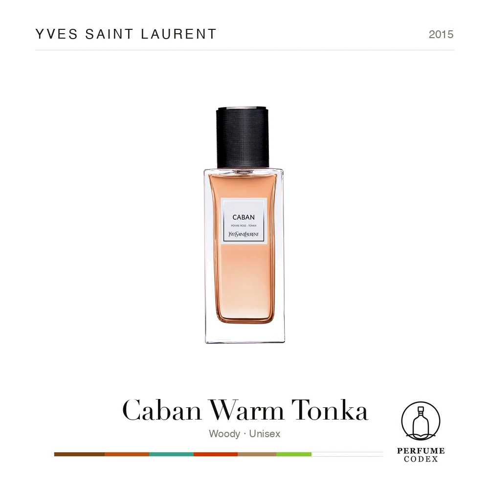 Yves Saint Laurent Caban Warm Tonka — perfume poster
